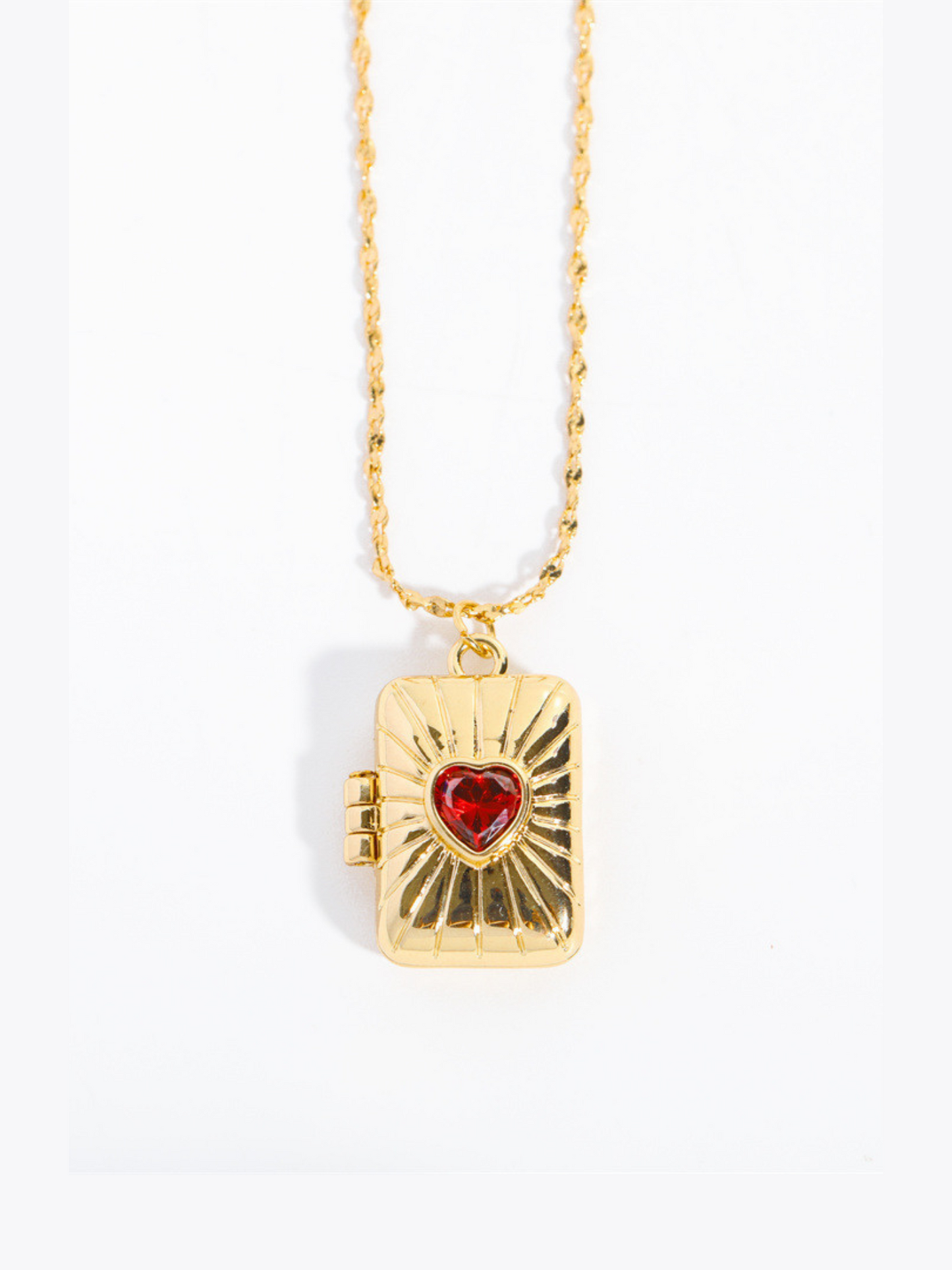 Moon-star Locket Necklace