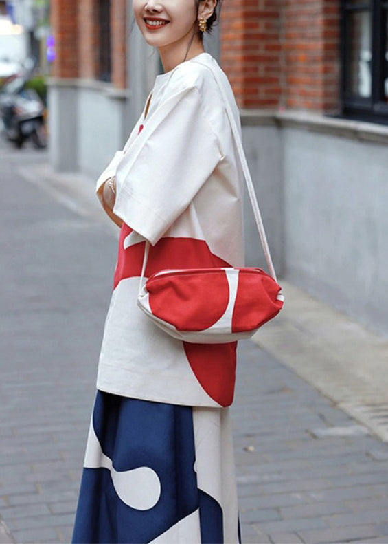 Print Tops and Skirts Cotton Two Pieces Set Summer