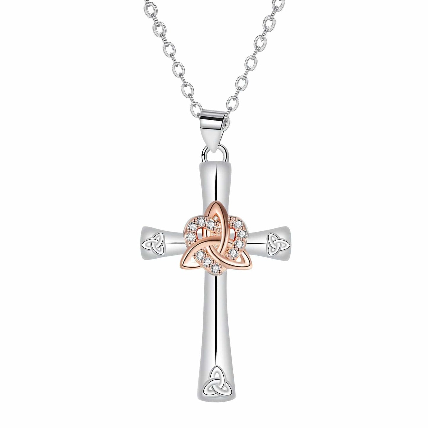 Infinity Faith Cross Necklace