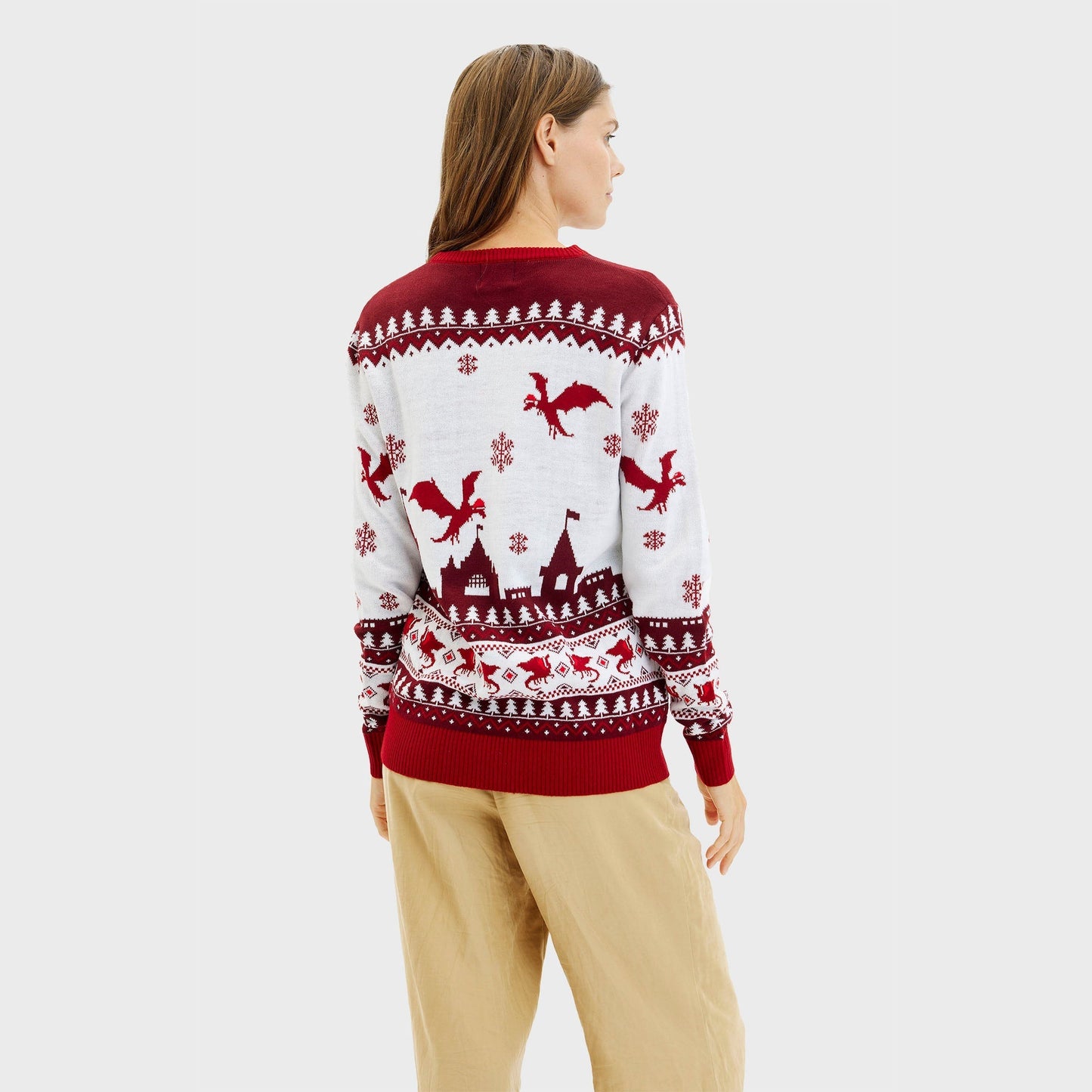 Santa Claus Is Coming Christmas Sweater Women's