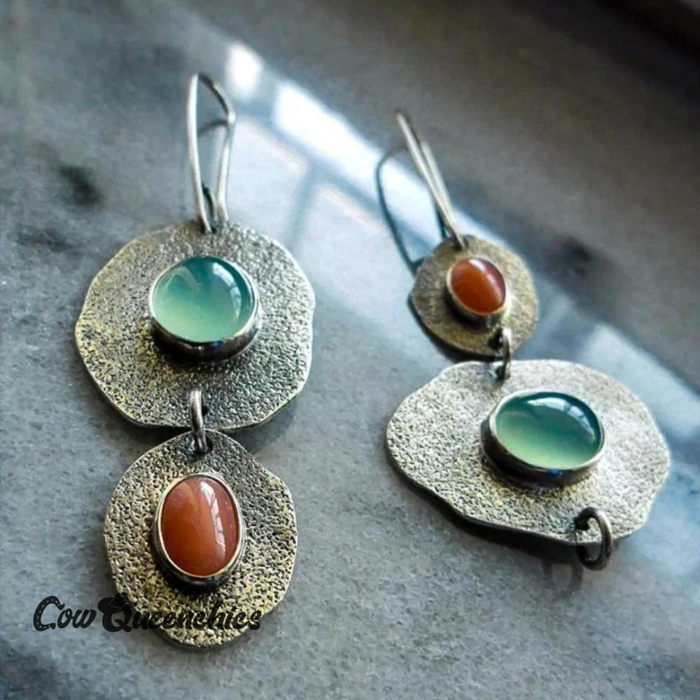 Silver Earrings With Zirconia Rhinestones