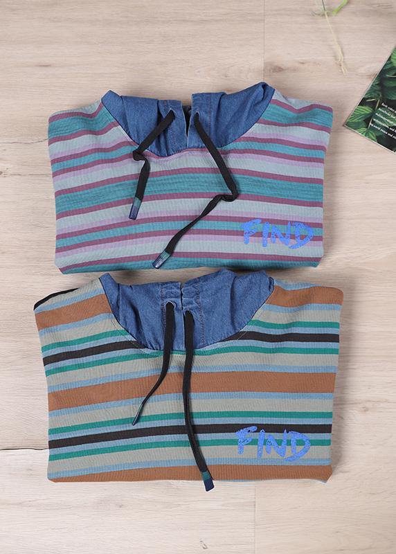 Black on the Back Unique Hooded Fine Autumn Tops