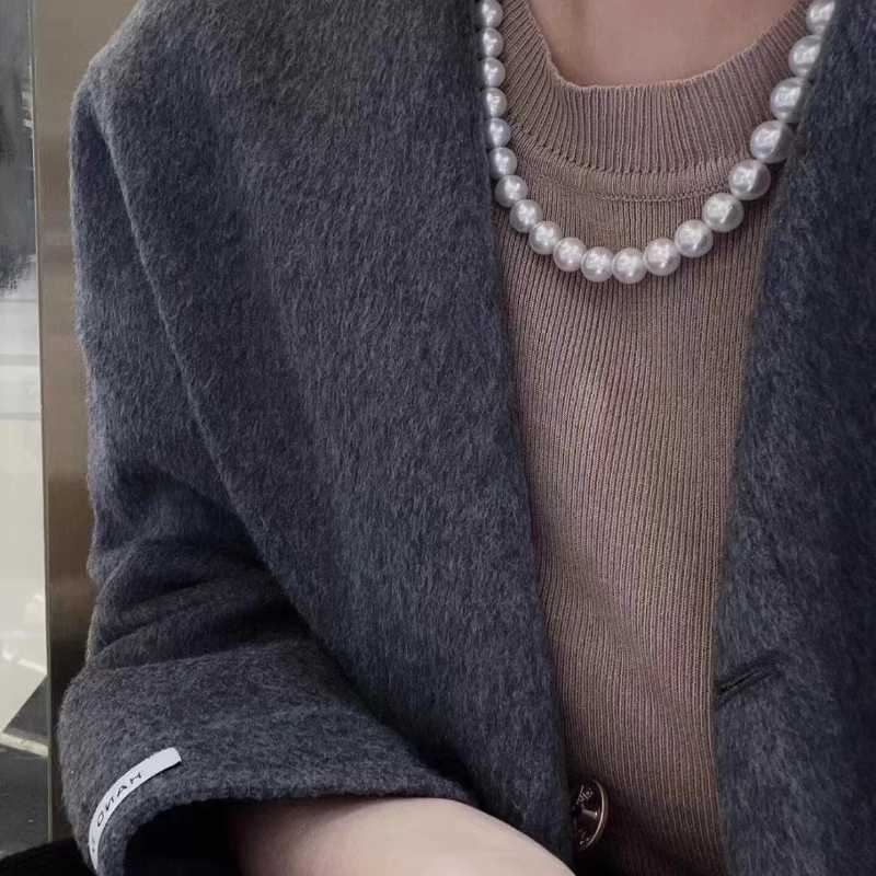 11-12mm Classic Aaa Grade Freshwater Pearl Necklace