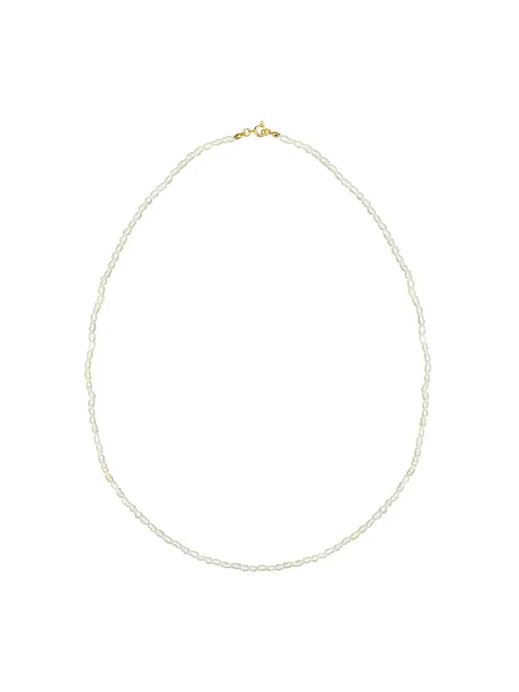 Londyn Lapis Lazuli & Rice Pearl Necklace