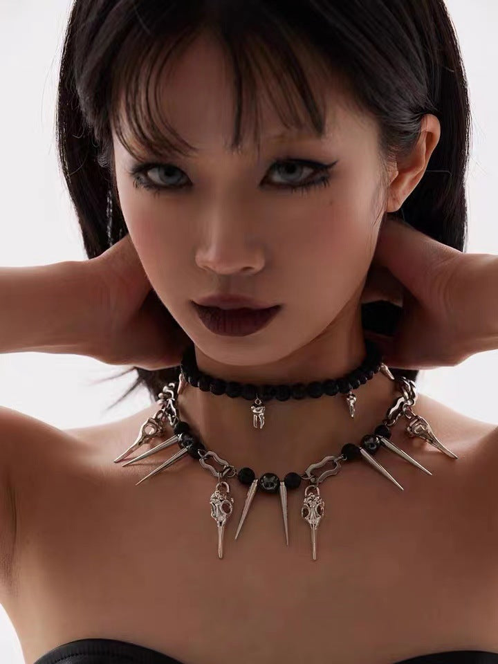 Ins Gothic Punk Dark Cool Street Necklace