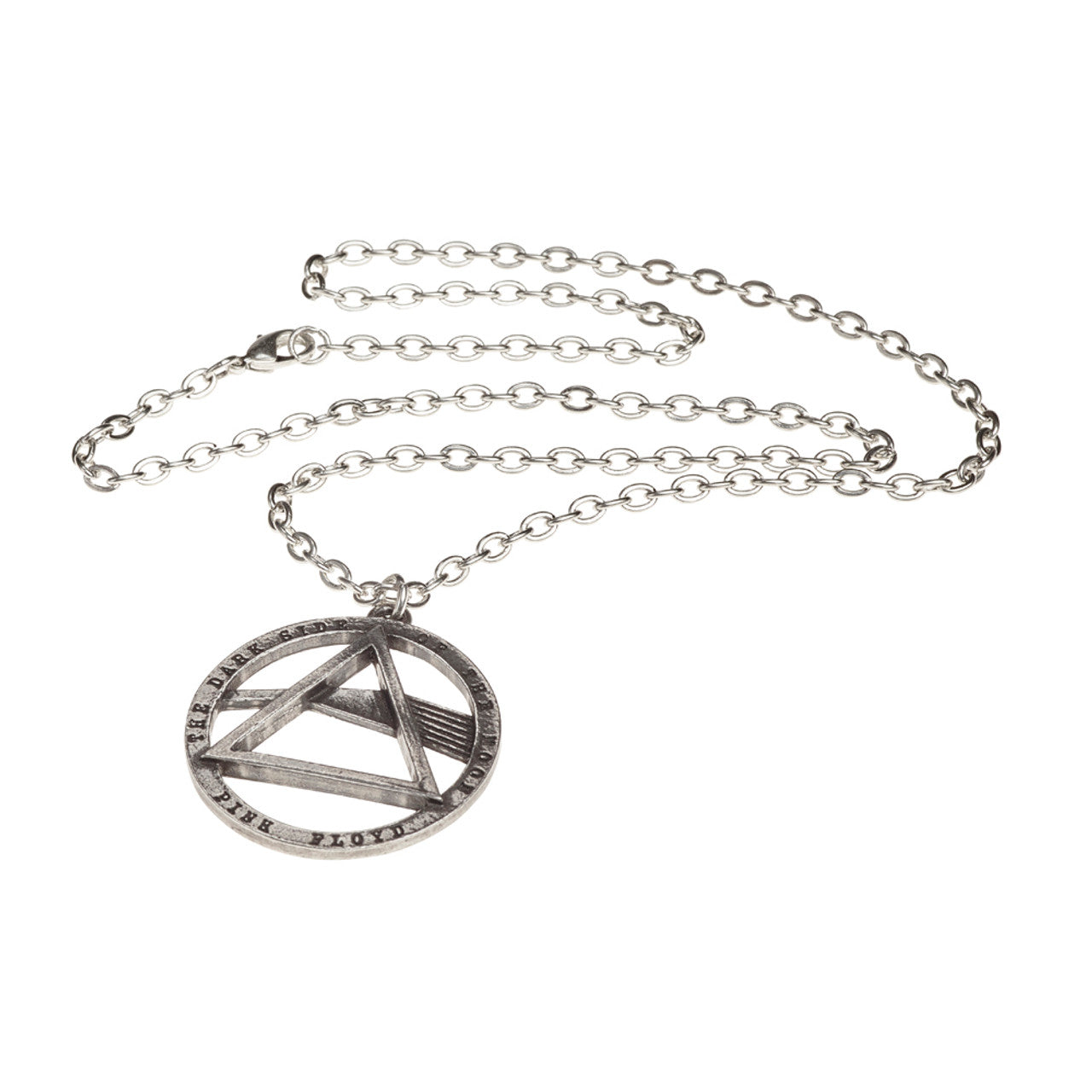 Pink Floyd Dark Side Prism Pendant Necklace by Alchemy Gothic