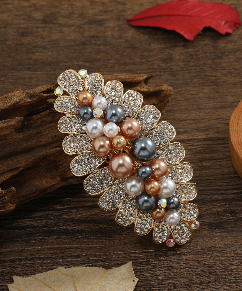 Multicolour Zircon Pearl Hairpin