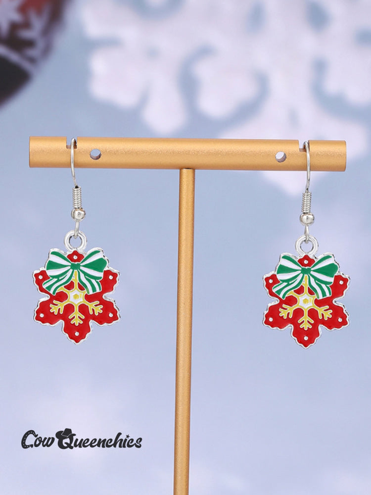Christmas Snowflake Earrings