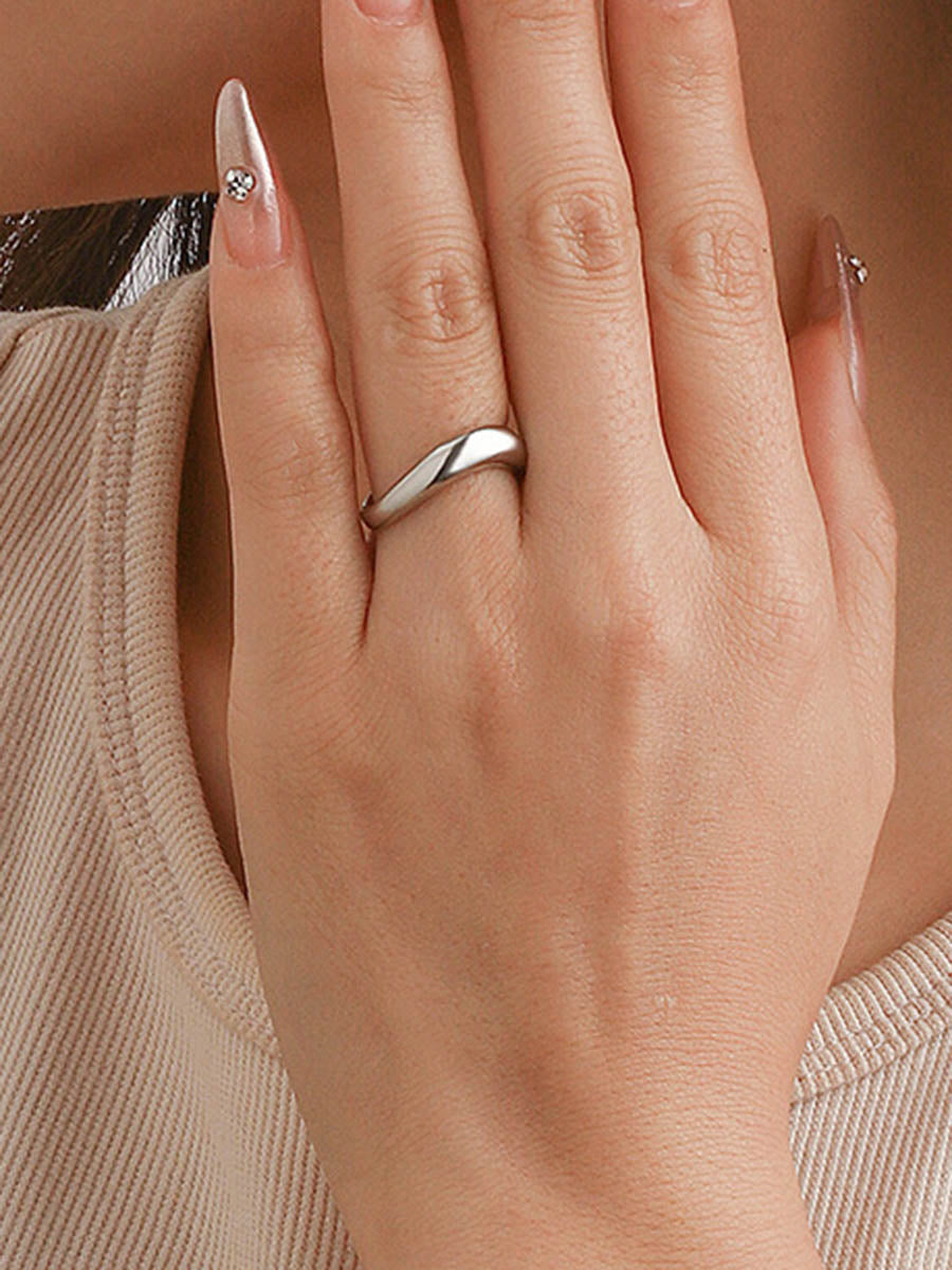 Geometric Shiny Rings Accessories