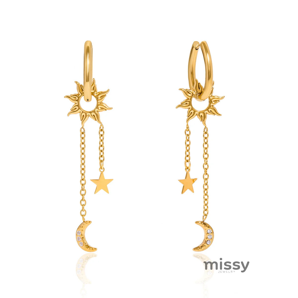 Alexandrea Celestial Tassel Earrings