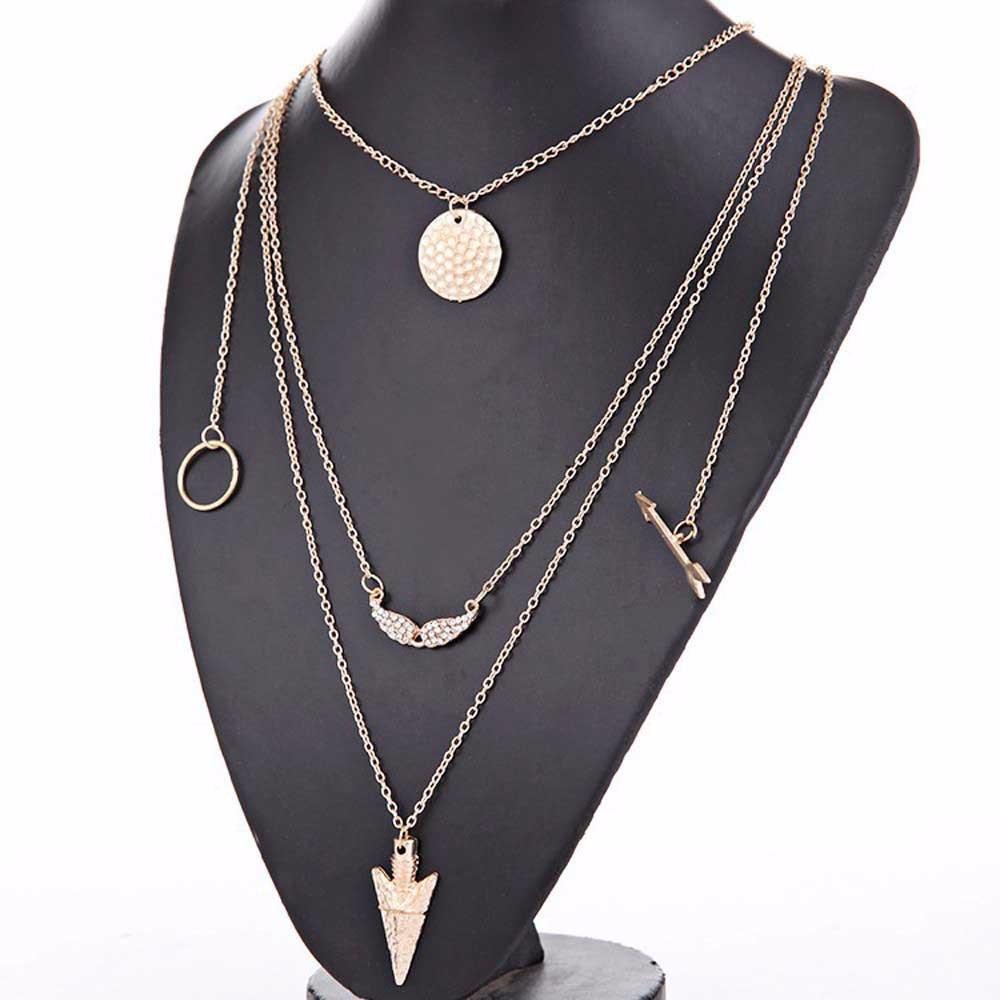 Multilayer Arrow Summer Necklace