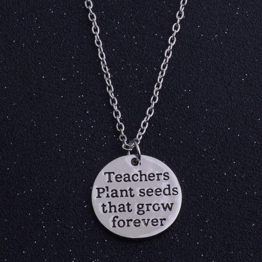 Teacher Inspirational Necklace