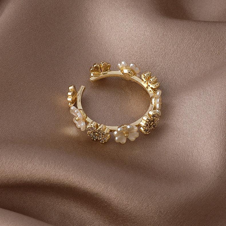Shell Flower Ring