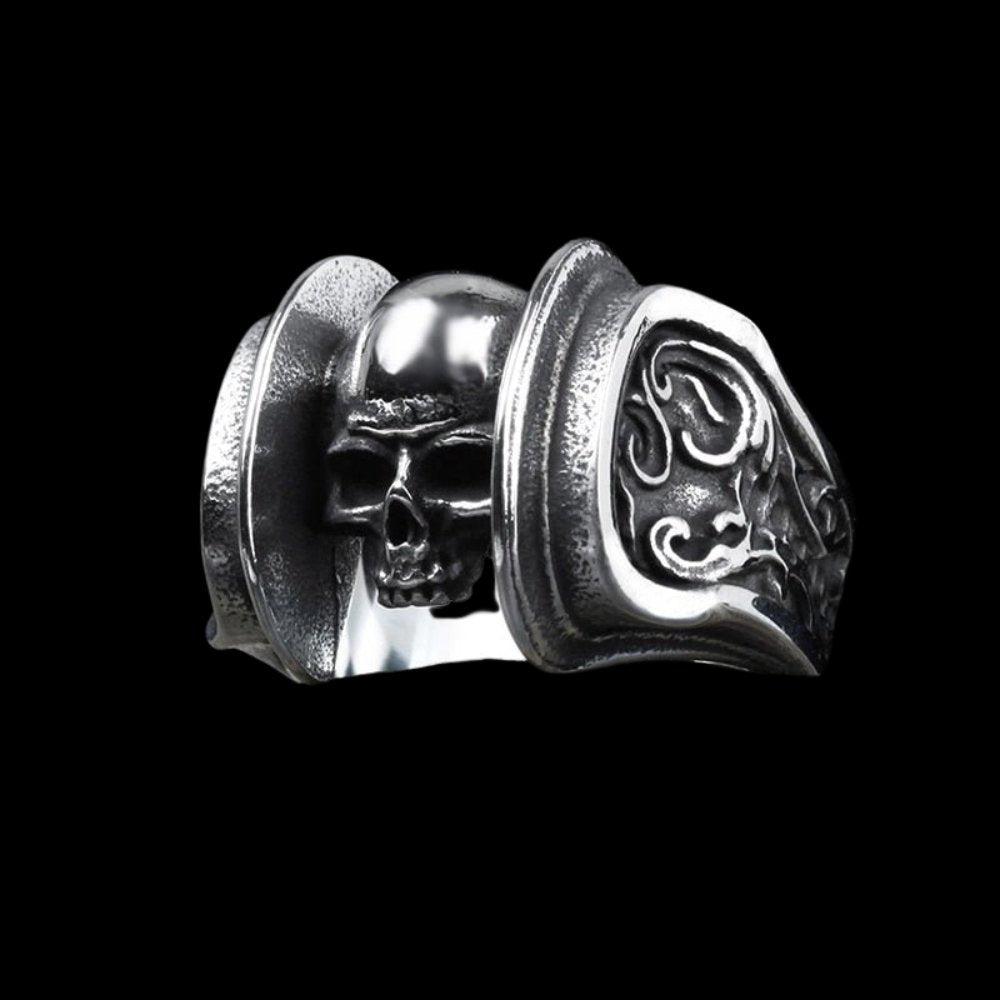 Skull Head Gothic Pattern Ring