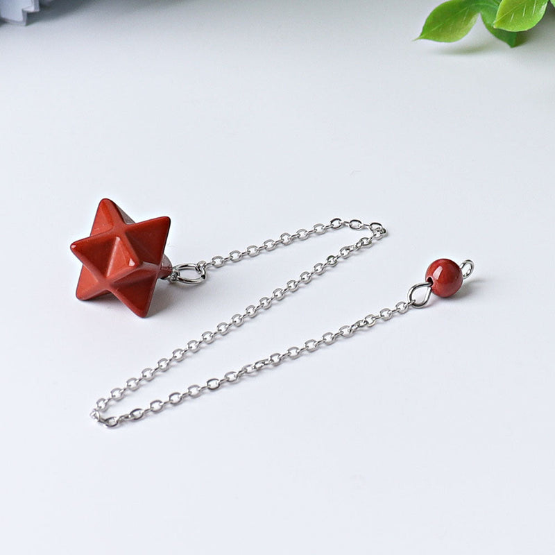 0.5 Inch Merkaba Pendulum Spiritual Necklace