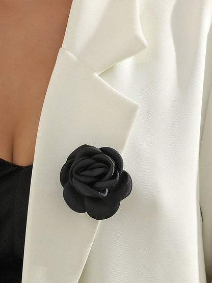 Color Three-dimensional Flower Brooch Accessories