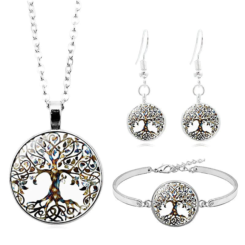 Tree of Life Jewelry Set: Embrace Nature's Mystical Power