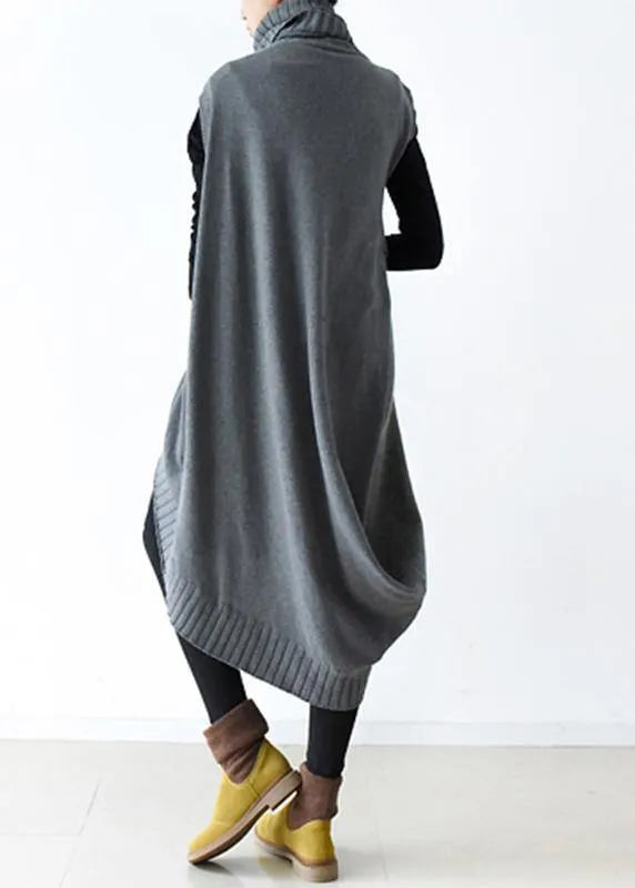 Fall New Knit Stitched Dress Two Piece Set