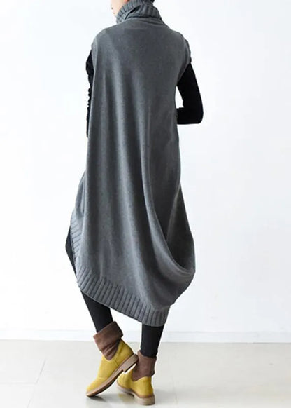Fall New Knit Stitched Dress Two Piece Set