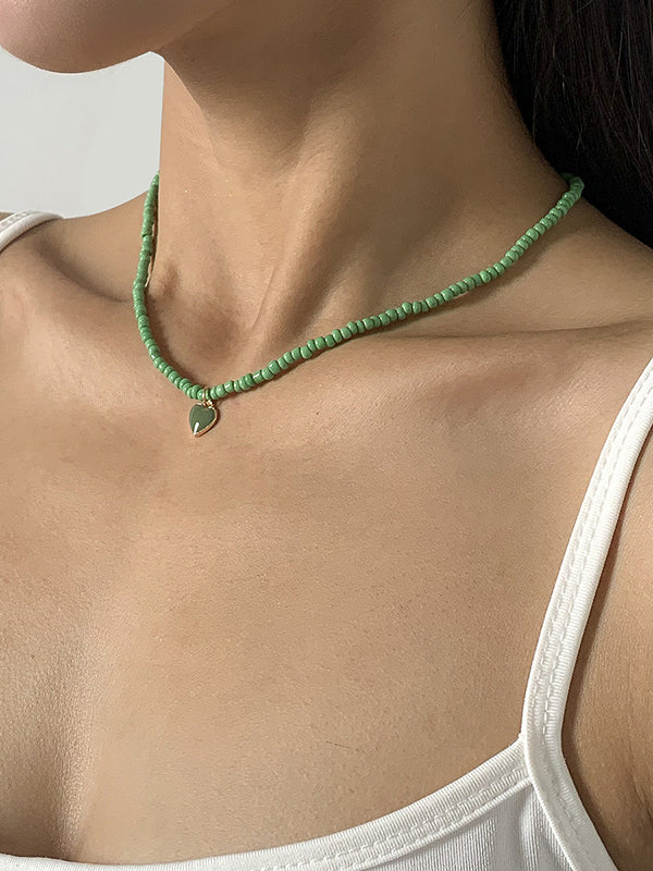 Original Color Beads Necklace