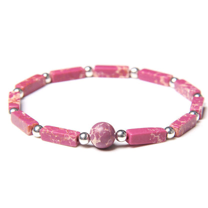 Natural Crystal Amethyst Bracelet for Spiritual Balance & Healing