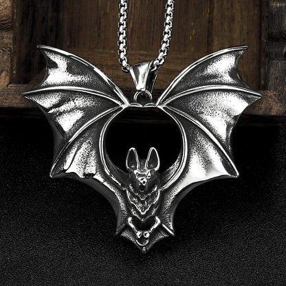 Nocturne Guardian Bat Necklace