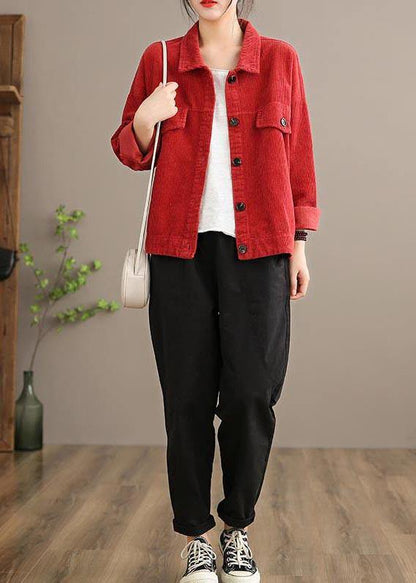 Spring Pant Oversized Black Work Elastic Waist Trousers