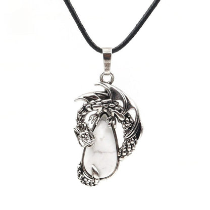 Wyrm Claw Drop Crystal Necklace