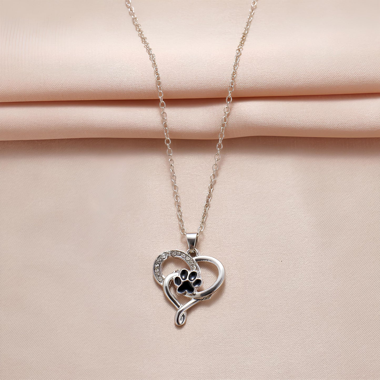 Pawprint of Eternal Love Necklace