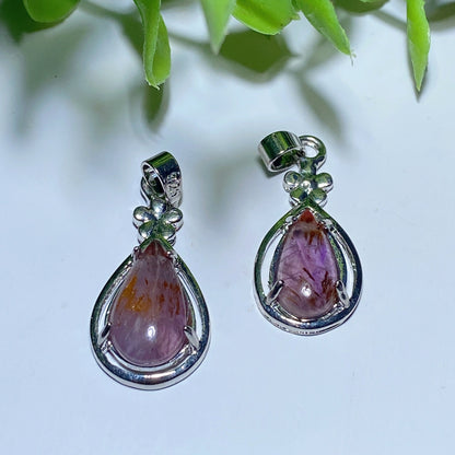 1.1 Inch Aura 23 Crystal Healing Pendant for Spiritual Protection