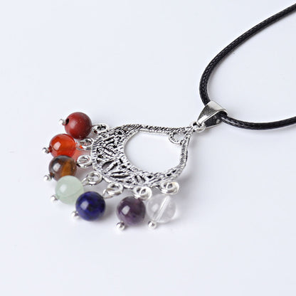 1.5 Inch Chakra Crystal Pendant for Energy Healing