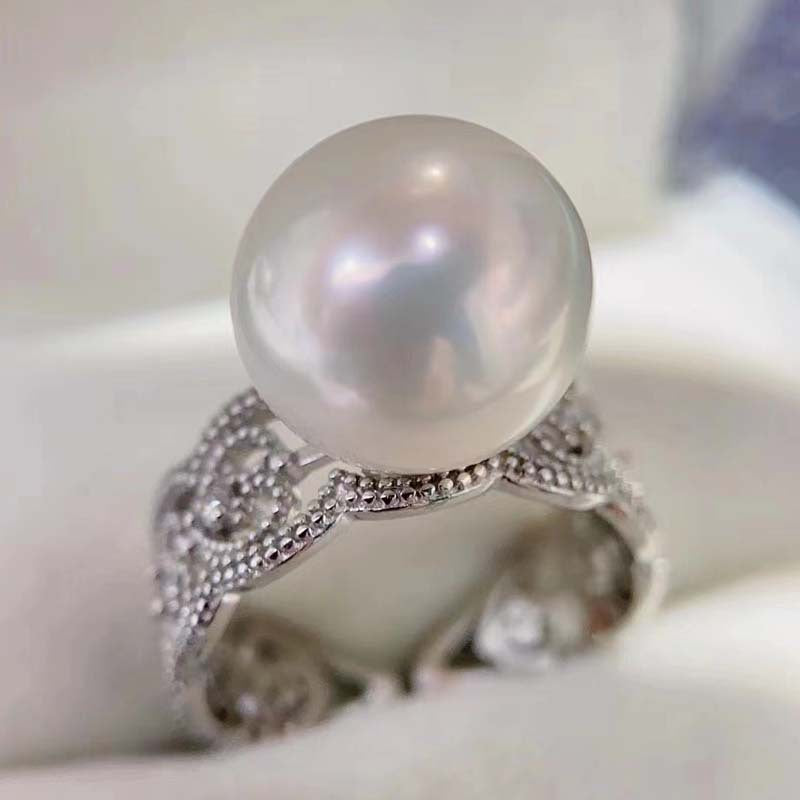 Lace 10-11mm Freshwater Pearl Ring