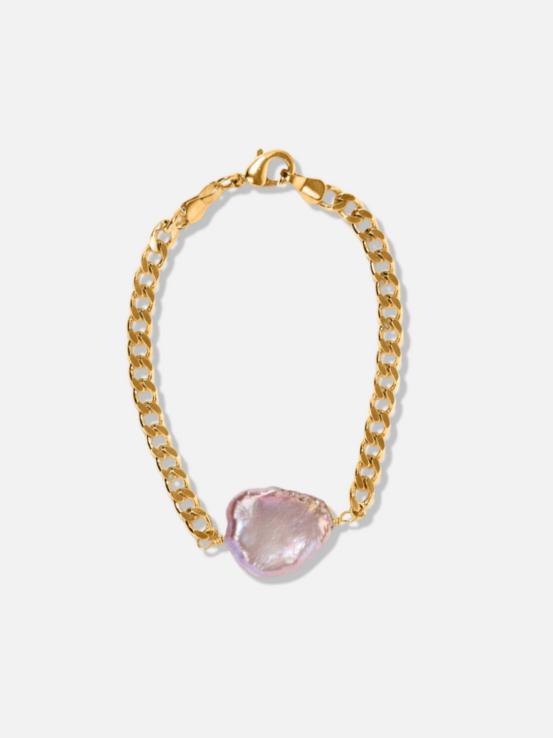 Tasha Baroque Pearl Chain Bracelet