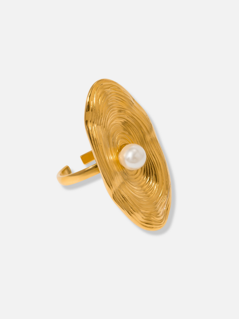 Aza Adjustable Gold Ring Set
