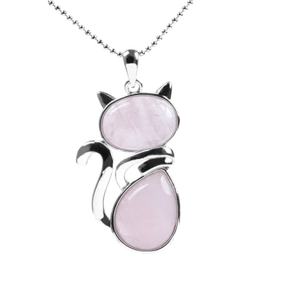 Mystic Feline Crystal Necklace