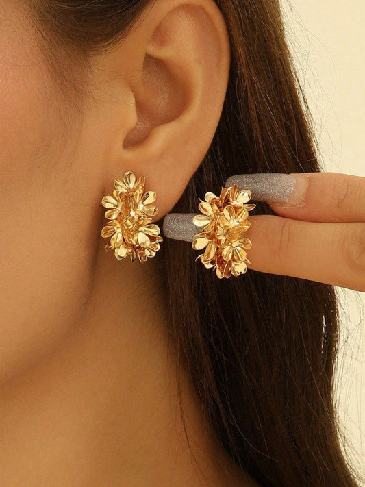 Flower Shape Earrings Accessories