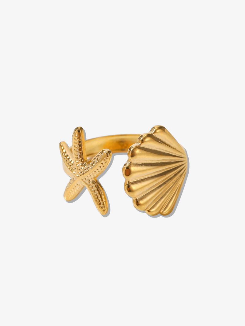 Ocean Inspired Rings Set