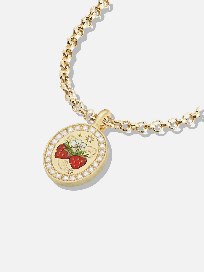 Strawberry Charm Necklace