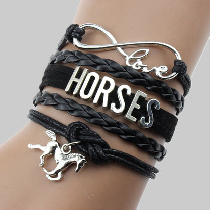 Daily Letter Patchwork Bracelets