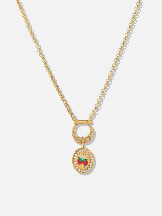 Strawberry Charm Necklace