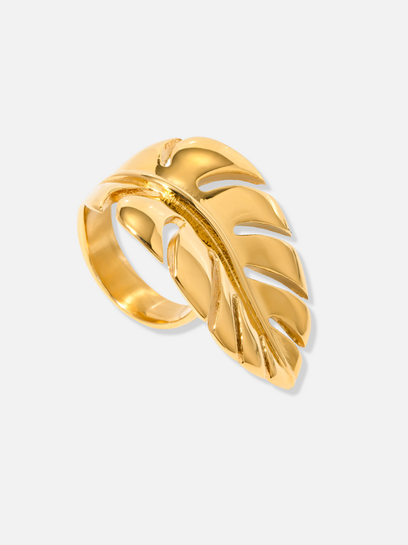 Aza Adjustable Gold Ring Set