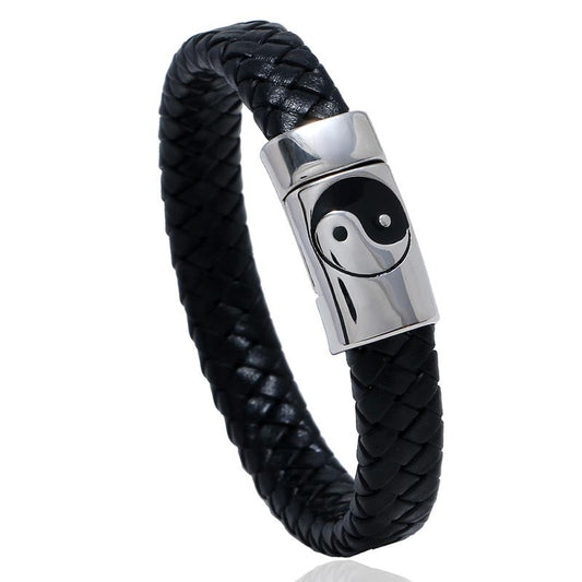 Buddha Stones Fengshui Yin Yang Balance Bracelet