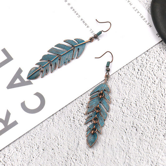 Geometric Patchwork Earrings