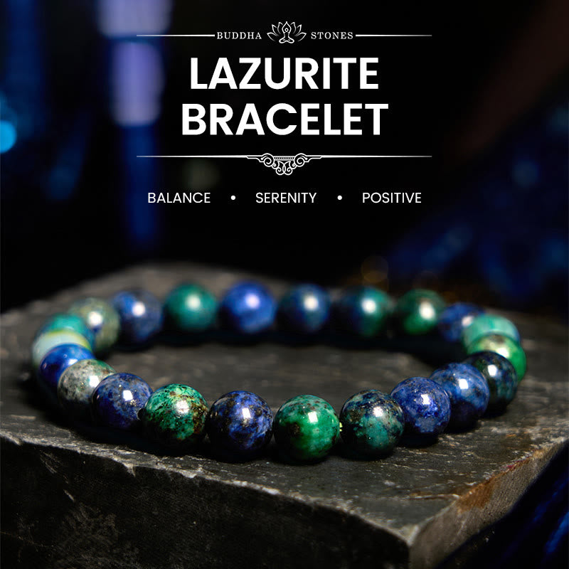Buddha Stones Lazurite Lapis Lazuli Serenity Bracelet