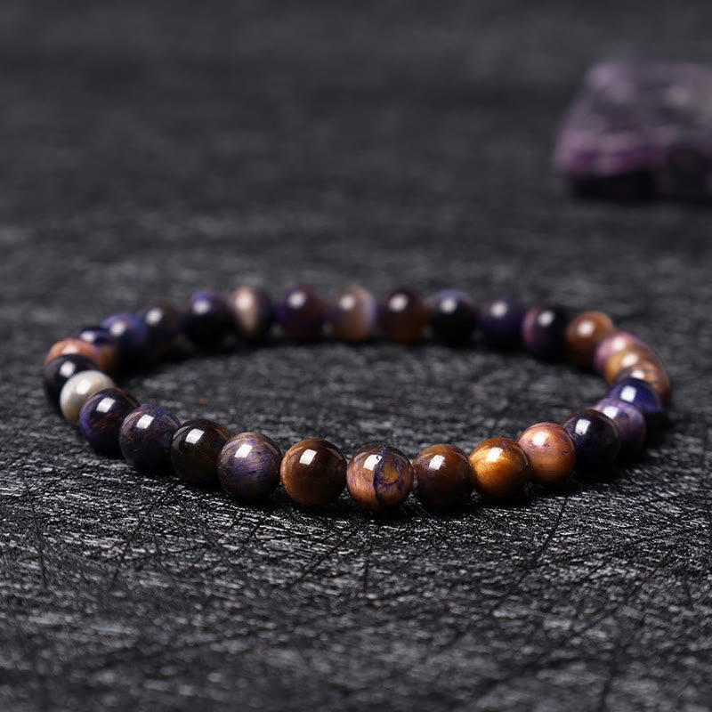Buddha Stone Various Crystals Malachite Lazurite Lapis Lazuli Hemimorphite Calmness Bracelet