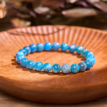 Buddha Stones Let the Past Go Blue Series Calm Tranquility Bracelet