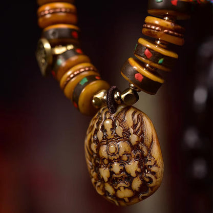 Camel Bone Spiritual Protection Bracelet 14-16cm