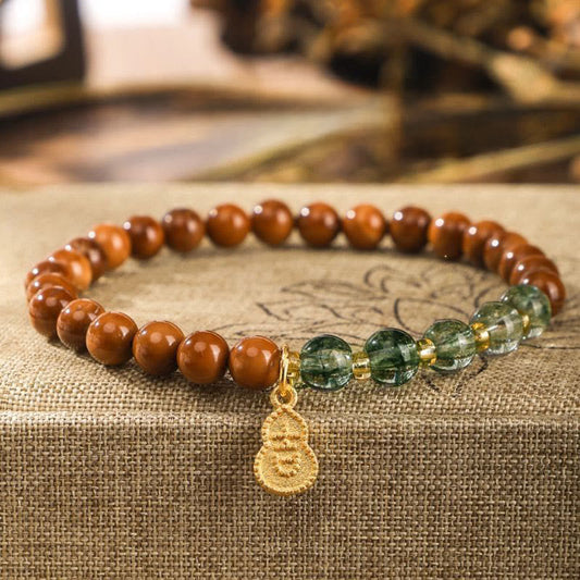 Buddha Stones Kuka Seed Green Phantom Ward Off Evil Spirits Bracelet