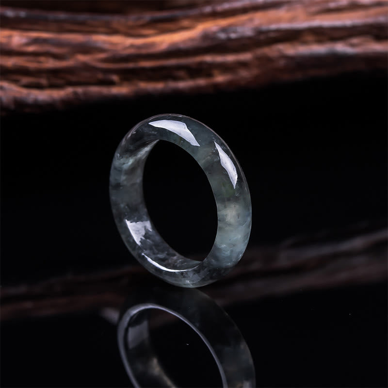 Buddha Stones Jade Prosperity Luck Abundance Ring