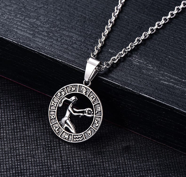 Celestial Zodiac Amulet Necklace